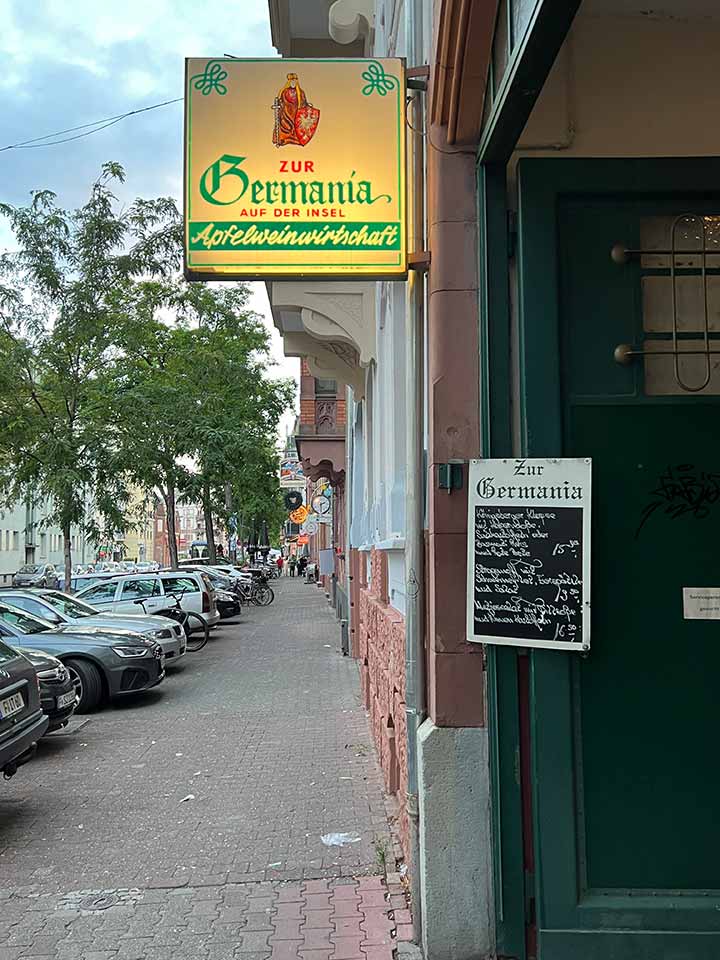 Apfelweinwirtschaft Zur Germania Sachsenhausen Frankfurt am Main