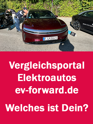 Elektroautos im Vergleich www.ev-forward.de