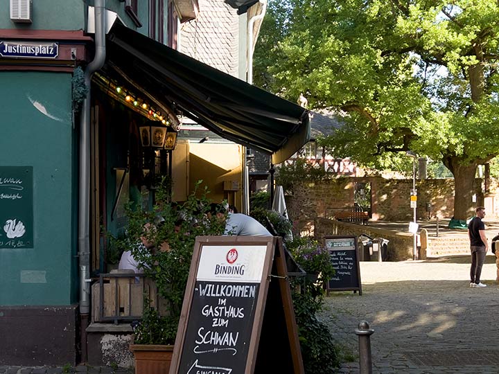 Zum Schwan Frankfurter Gasthaus Mainufer Frankfurt 
