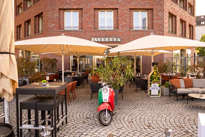 ISOLETTA Main Plaza Italienisches Restaurant am Frankfurt Mainufer
