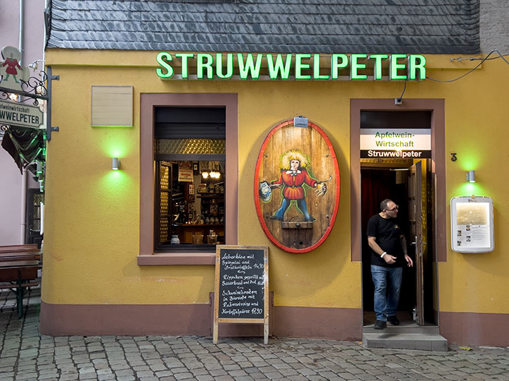 Apfelweinlokal Struwwelpeter Frankfurt Alt-Sachsenhausen 