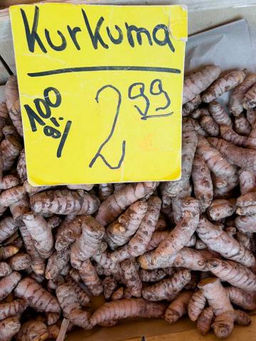 Kartoffel Stand Frankfurt Wochenmarkt Südbahnhof